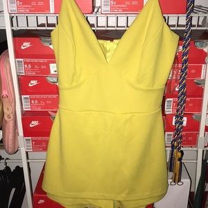 Yellow romper